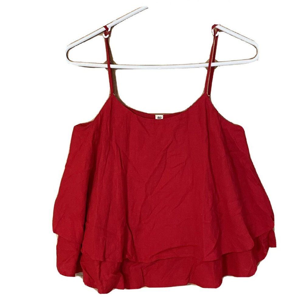 BP NORDSTROM women’s Small red sleeveless linen